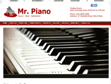 Tablet Screenshot of mrpiano.com.au